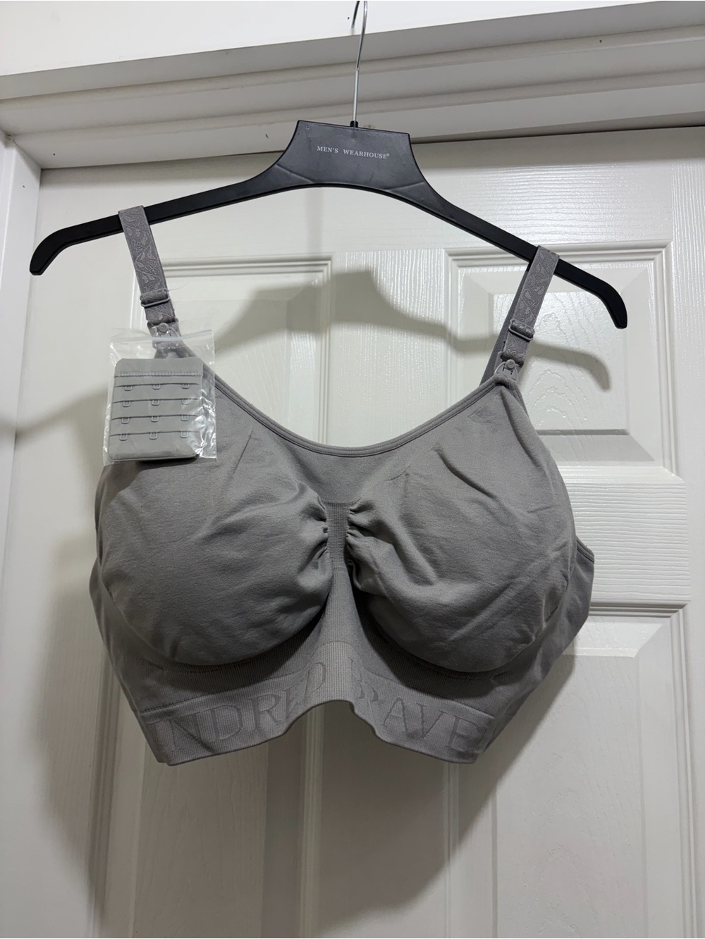 Kindred Bravely 1X Busty Gray Nursing Bra